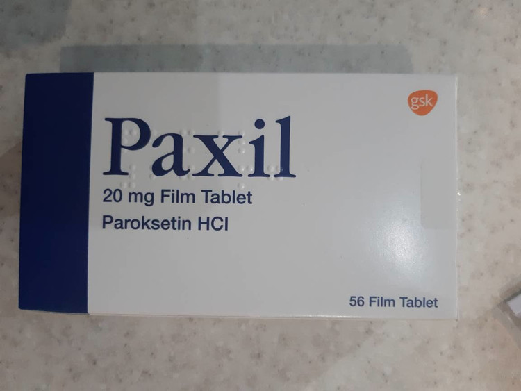 قرص پاکسییل ۲۰ میلیگرم پارو.ک.ستین HCl برند gsk ترکیه